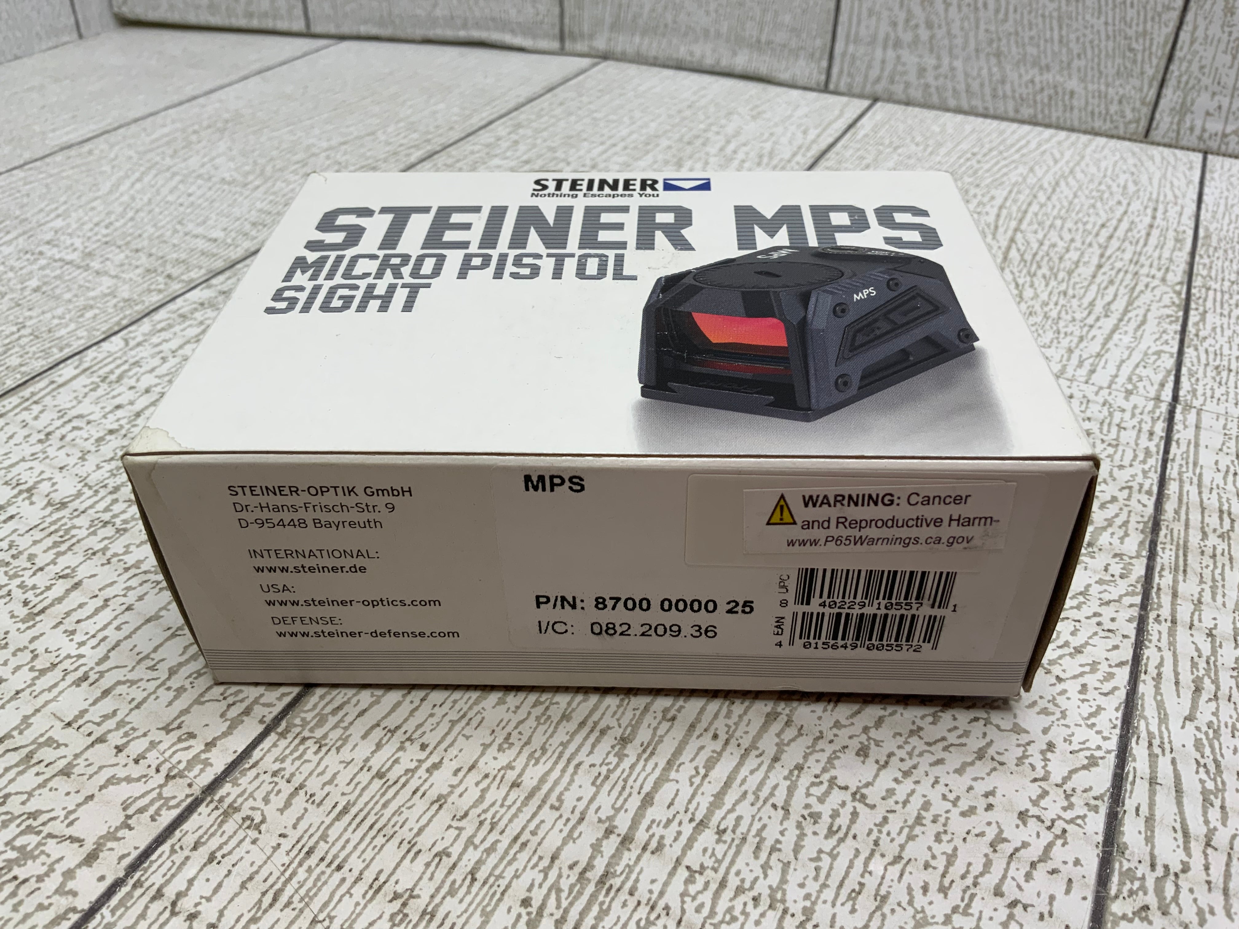 Steiner MPS Micro Pistol Sight Handgun Red Dot Sight with 1x Magnification (8050762711278)